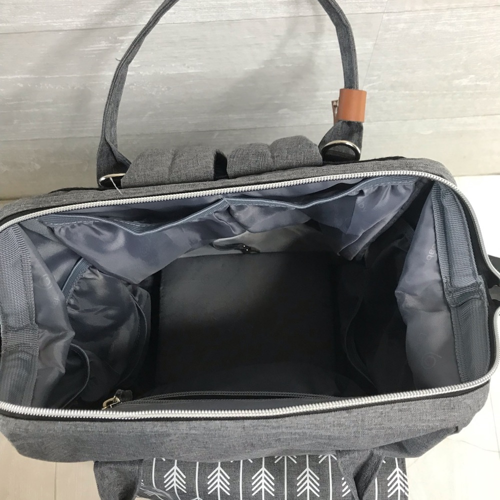 Lekebaby Large Diaper Bag Backpack For Mom Diaper ... View 6